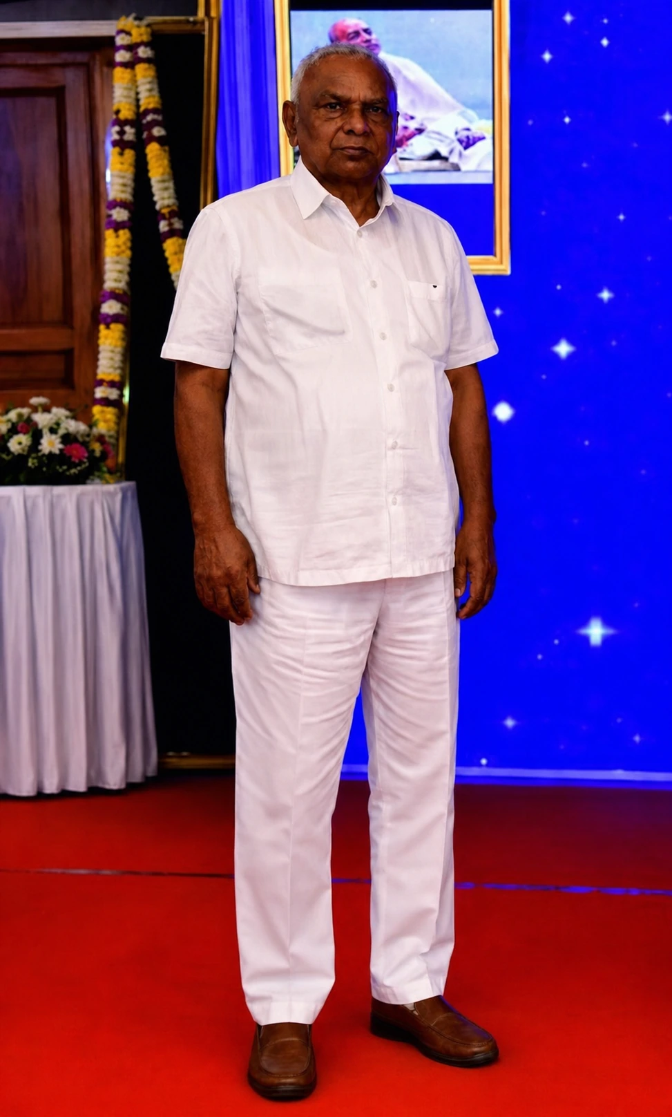 Shri Ramsheth Thakur at the Holistic Cancer Healing Retreat inauguration